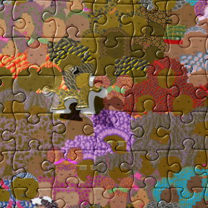Afrotagious Village Jigsaw puzzle