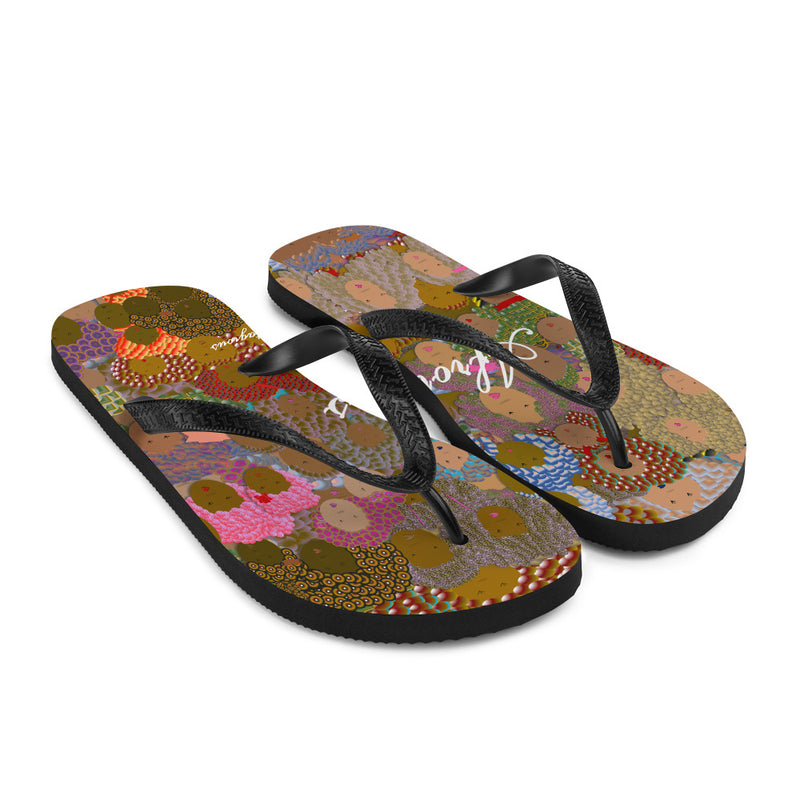 Afrotagious Village Flip-Flops Afrotagious Village Flip-Flops