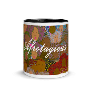 Afrotagious Mug with Color Inside