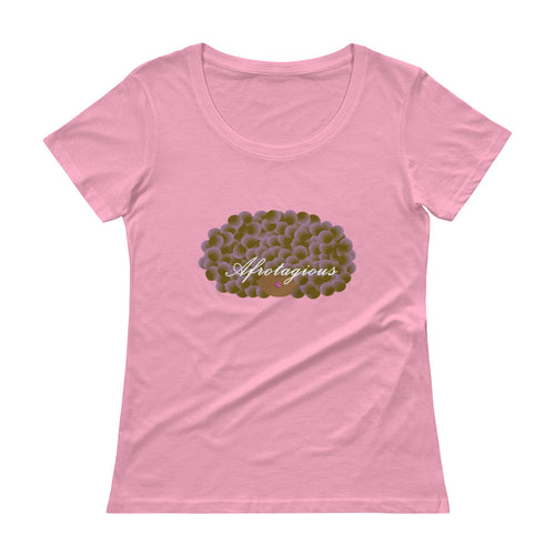 Afrotagious Violet Cloud Scoopneck Tee (Ladies)