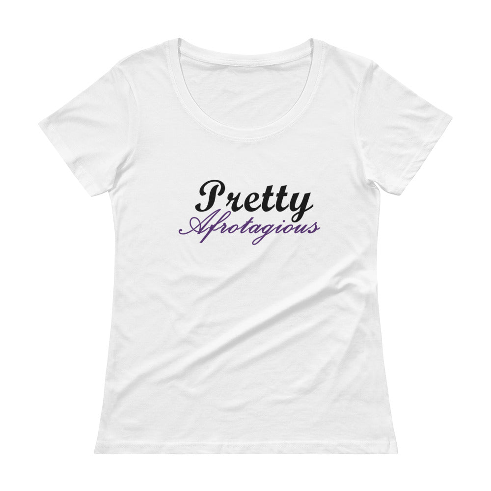 Pretty Afrotagious Scoopneck T-Shirt (Ladies')