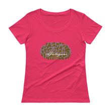 Afrotagious Violet Cloud Scoopneck Tee (Ladies)